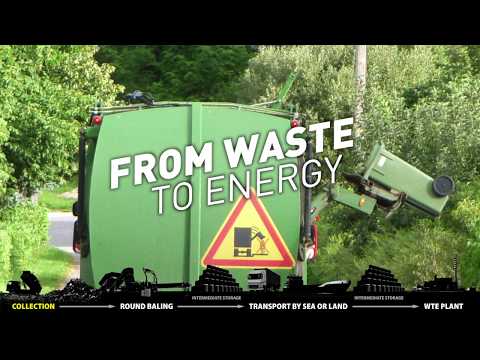 WtE – From Waste to Energy with Flexus heavy duty baling system