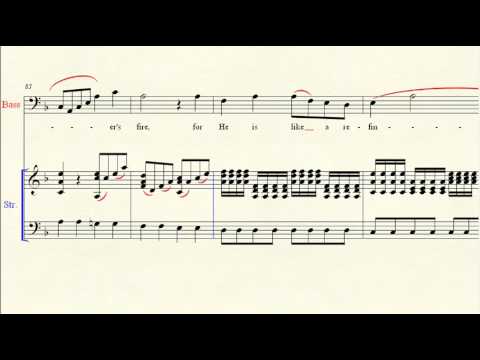 Bass Aria: Messiah 4-5 But Who May Abide The Day Of His Coming?