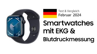 TOP–5. Die besten Smartwatches mit EKG & Blutdruckmessung. Test & Vergleich 2024 | Deutsch