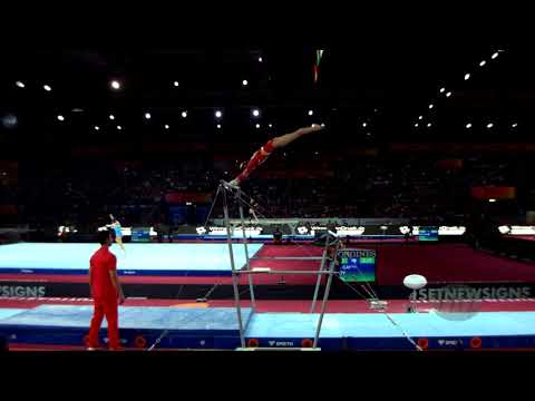 LI Shijia (CHN) - 2019 Artistic Worlds, Stuttgart (GER) - Qualifications Uneven Bars