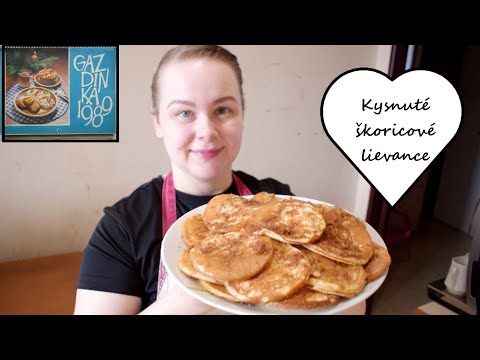 Kysnuté škoricové lievance z roku 1989 - skúšam retro recepty z kalendára Gazdinka