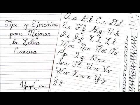 Exercises to improve your cursive handwriting 📝 | Learn to improve your handwriting