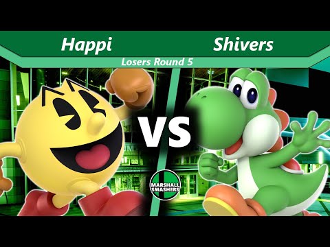 Marshall Smashers @ Dualcon - Happi (Pac-Man) VS Shivers (Yoshi)