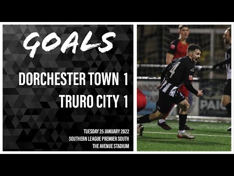 Dorchester Town 1-1 Truro City | Goals | 25/01/22
