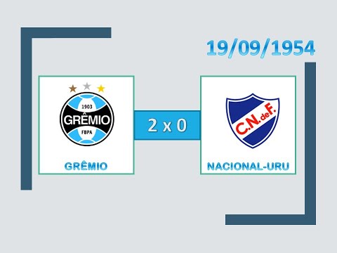 COMPACTO: Grêmio 2 x 0 Nacional - 19/09/1954 - Inauguração do Olímpico