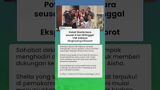 Didatangi Sahabat, Ekspresi Sheila Dara seusai Kepergian Vidi Aldiano Disorot, Tersenyum Tipis
