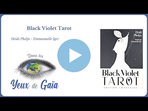 ?Black Violet Tarot - Édition française - Divination, Cartomancie | Dans les Yeux de Gaïa