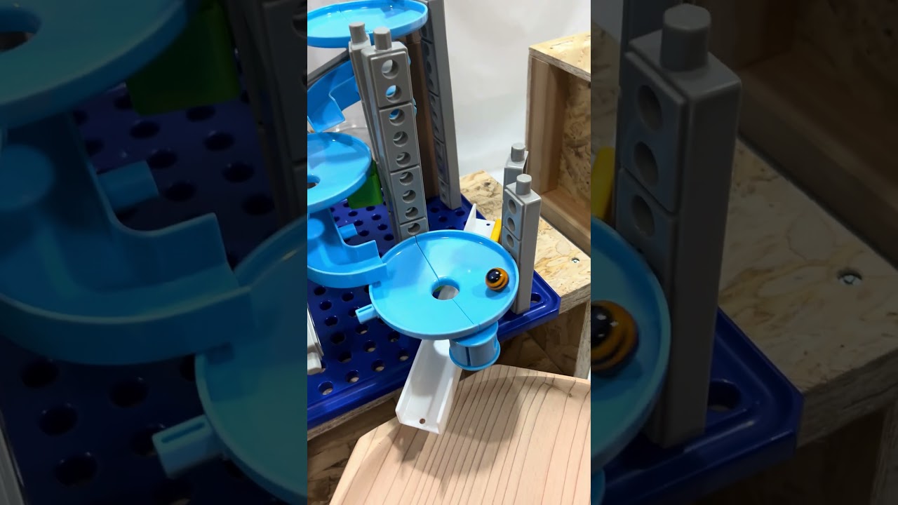 Marble Run Race 🏇 HABA Slope + Wooden Funnel 🪵 The ultimate satisfying experience②