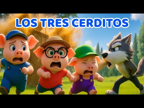 Los Tres Cerditos 🐷🐷🐷 y el Lobo Feroz 💨 | ¡Final SORPRESA! 🎬 | Cuento Infantil en Español
