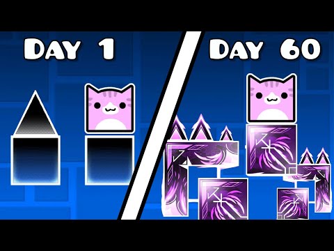 I Spent 60 Days In The Geometry Dash Editor With No Experience (Part 2)