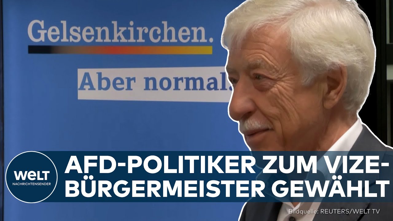 GELSENKIRCHEN: AfD-Politiker zum Vize-Bürgermeister gewählt - mit Stimmen anderer Fraktionen