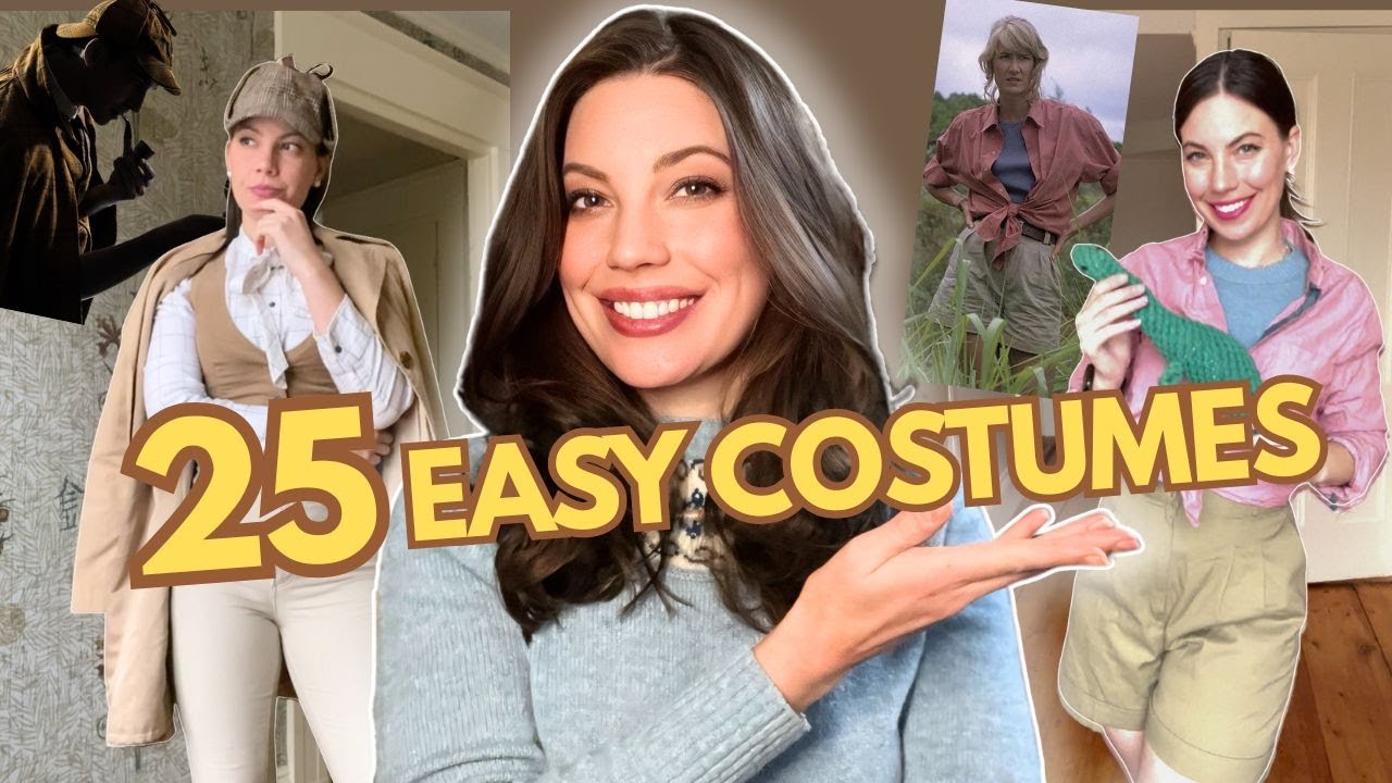 25 EASY Last Minute Halloween Costumes From Your Closet 🌟