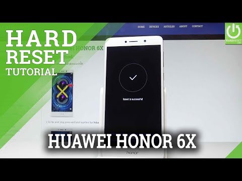 How to Restore Factory HONOR 6X - Wipe Data / Factory Reset |HardReset.info
