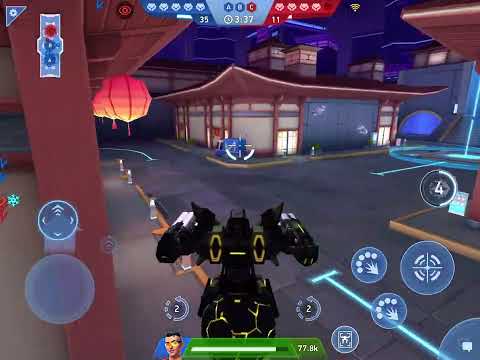 Mech area a gameplay of NOMAD with ember gun 10 