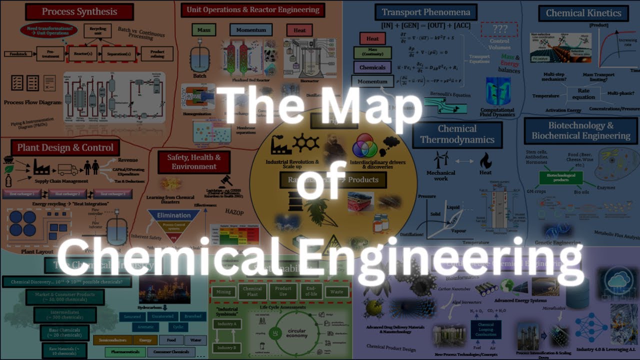 The Ultimate Visual Mindmap of Chemical Engineering