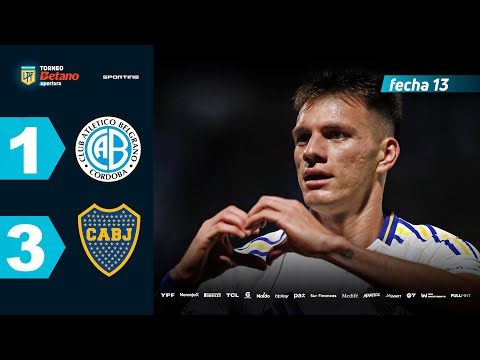 BELGRANO 1 - 3 BOCA I Resumen del partido | #TorneoBetano Apertura 2025