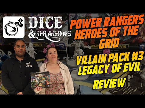 Dice and Dragons - Power Rangers Heroes of the Grid Villain Pack #3 Legacy of Evil Review
