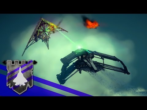 X-49 Night Raven The Nightmare Bearer | BESIEGE v 0.4 | Theater of Flights #58