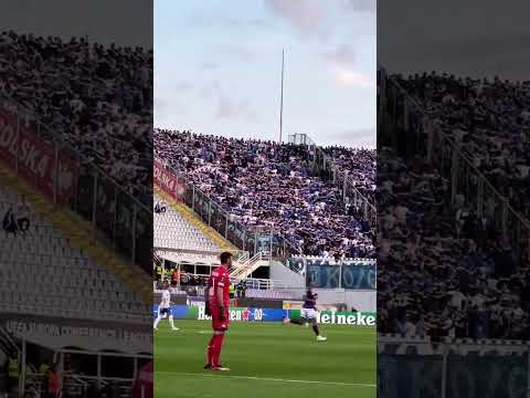 Lech Poznań fans at Artemio Franchi