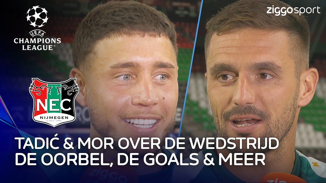 Tadić: 'Dick Schreuder is een geweldige trainer'🗣️ | Interview met Tadić & Mor