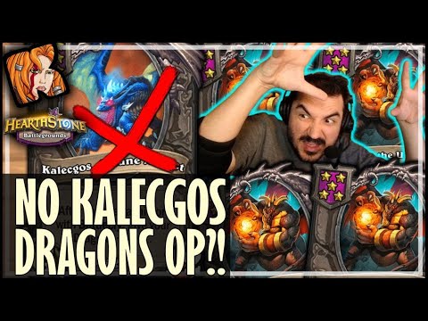 BEST NON-KALECGOS DRAGON BUILD EVER?! - Hearthstone Battlegrounds