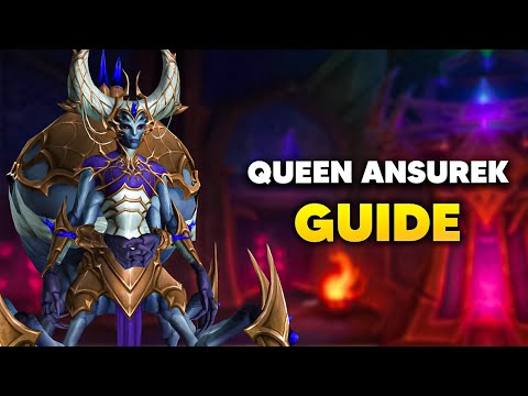Normal/Heroic QUEEN ANSUREK Boss Guide and Fight Walkthrough | Nerub-ar Palace Raid Guides