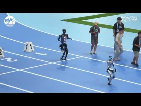 🤖100-M Dash Preliminary Round At 2025 World Humanoid Robot Games