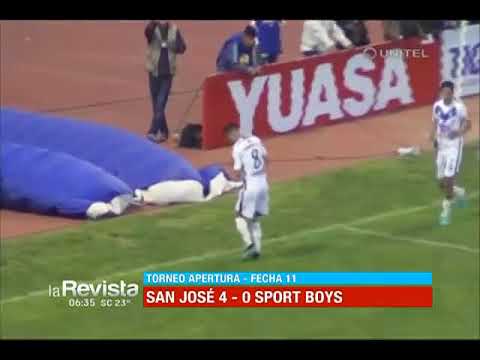 Apertura, Fecha 11: San José 4 – 0 Sport Boys