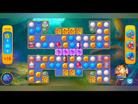 Fishdom,10385 level,no Booster - 10385 уровень, прохождение без бустеров.