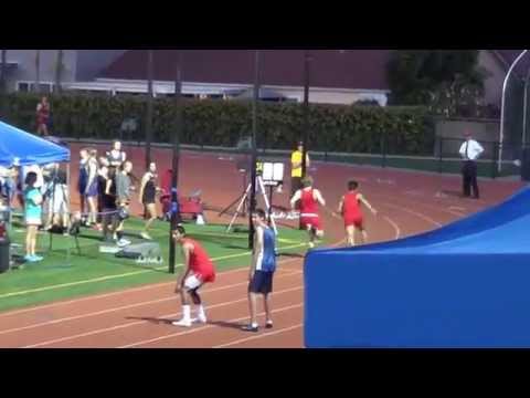 OpenB Heat 3 4x200m at Griffin Relays 3 6 15   Los Alamitos Boys Track