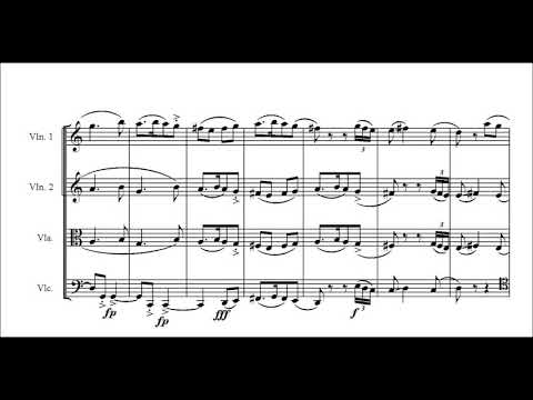 Eurico Carrapatoso - Llaços, contradanças e descantes (excerto do Nr. 5) QUARTETO CORDAS MATOSINHOS