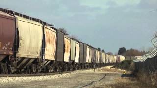 preview picture of video 'Norfolk Southern Bellevue Ohio 11-26-2012'