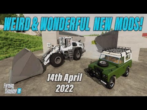 FS22 | WEIRD & WONDERFUL NEW MODS! | (Review) Farming Simulator 22 | PS5 | 14th April 2022.