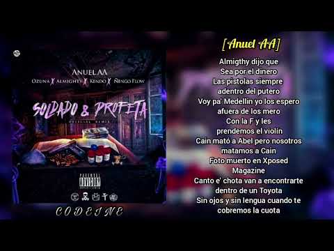 Anuel AA - Soldado Y Profeta Remix (LETRA) ft. Ozuna, Almighty, Kendo, Ñengo Flow