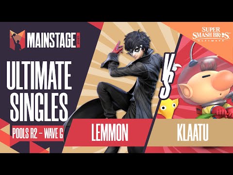 Lemmon vs Klaatu - SSBU Singles: Pools R2 Wave G - Mainstage 2021 | Joker vs Olimar