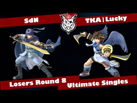 Going Ham #4 SSBU Singles - Losers Round 8 - SdN (Ike) Vs TKA|Lucky (Pit)