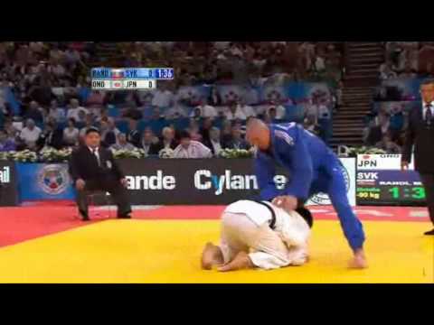 JUDO 2011 World Championships: Milan Randl (SVK) - Takashi Ono 小野 卓志 (JPN)