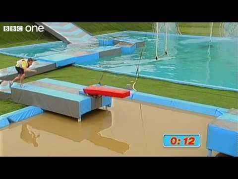 Celebrity Total Wipeout - Preview - Jeff Brazier Record Attempt - BBC