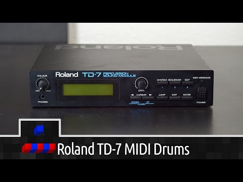 Roland TD-7 Drum Sound Module 1992 - 1999 - Black imagen 5