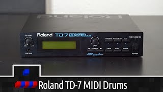 Video thumbnail for Roland TD-7 MIDI Drum Sound Module by Tech Tangents
