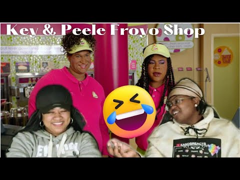 Key & Peele- The Perks of Working at a Froyo Shop | Kellz and Sophia REACTION!!