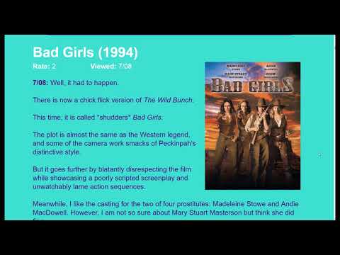 Movie Review: Bad Girls (1994) [HD]