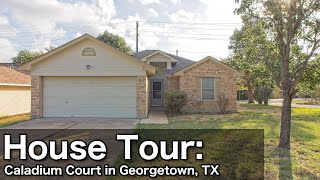 MLS House Tour: 300 Cadalium Court in Georgetown, TX - Charming Home on Corner Lot Near Park
