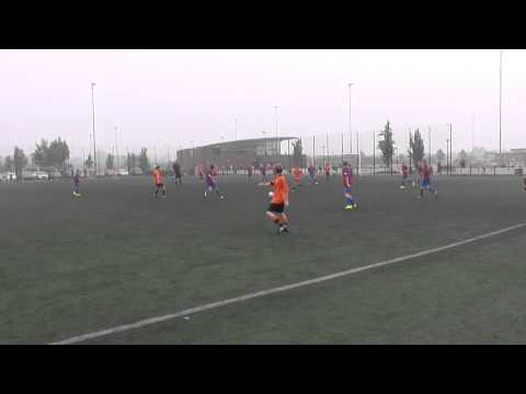 6 sept 2014 VV De Meern D3 - CSW D2 beker 13-0 Thomas op lat, afgekeurde goal Andy