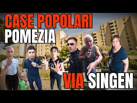 CASE POPOLARI POMEZIA VIA SINGEN I RESIDENTI VIVONO IN UNA SITUAZIONE FUORI DA OGNI LOGICA...