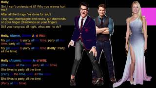 Party All The Time Glee Lyrics