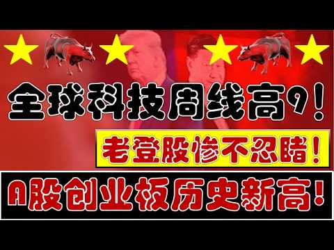 创业板历史新高！全球光科技股周线高9！老登股惨不忍睹！（2026.6.3股市分析）