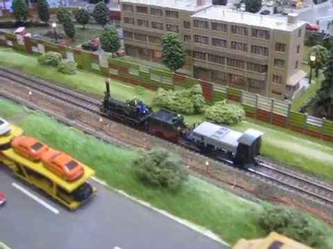 Versunkene Lok aus Germersheim als Modell