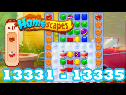 Homescapes Level 13331 - 13335 HD 3 - match puzzle Gameplay | android | IOS | 13332 | 13333 | 13334