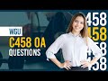 WGU C458 Health Fitness And Wellness OA Practice Questions FREE Guide 2025